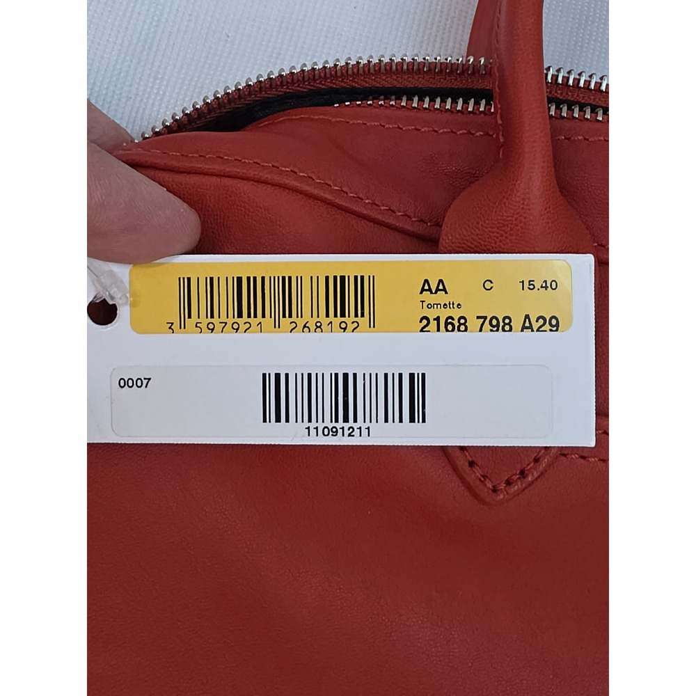 Longchamp Le Foulonné Leather Briefcase Tomette Red Document Holder 2168798A29 - Picture 7 of 7